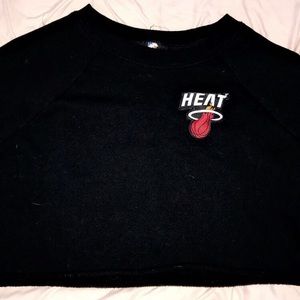 Miami Heat Cropped Crewneck